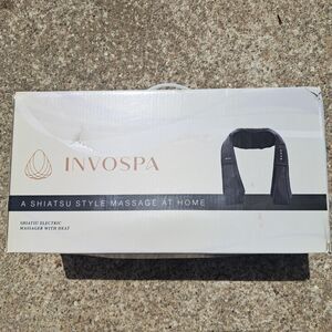 Invospa Heat Therapy Kneading Neck And Back Massager